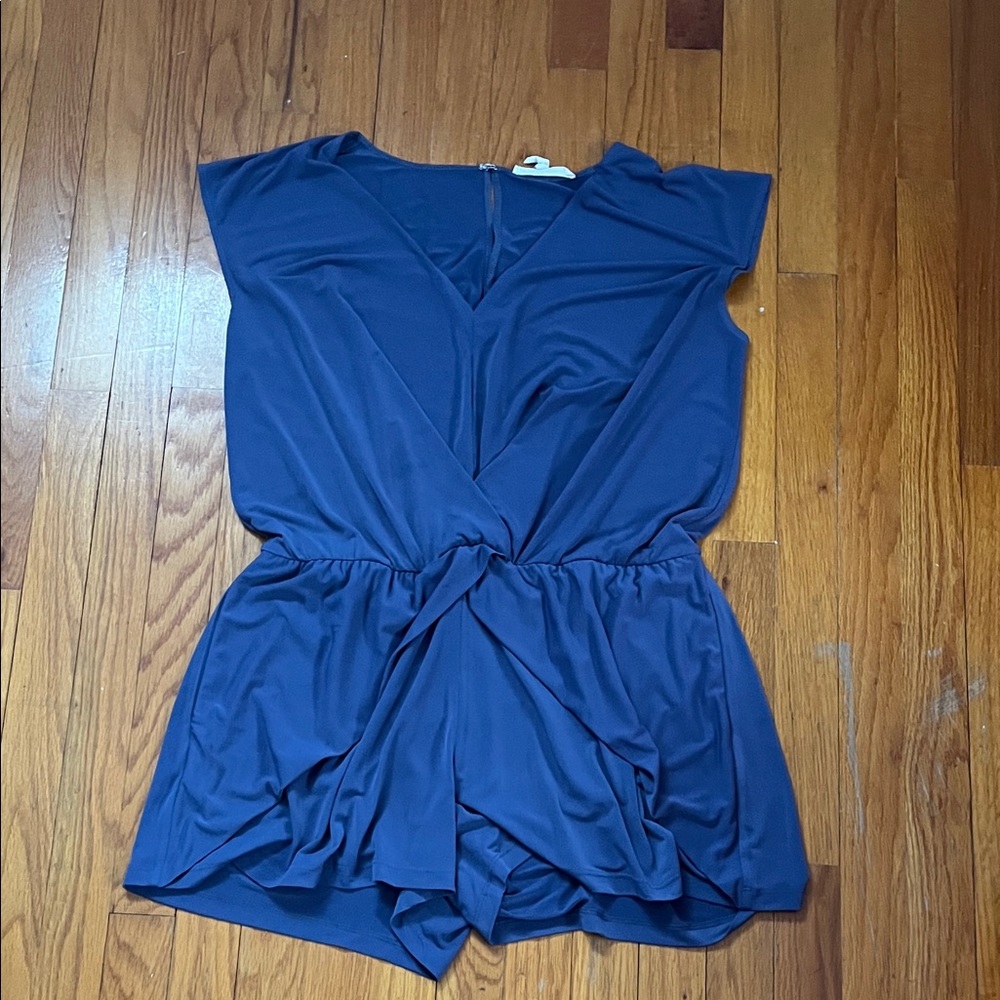 BCBG Blue Romper Size l